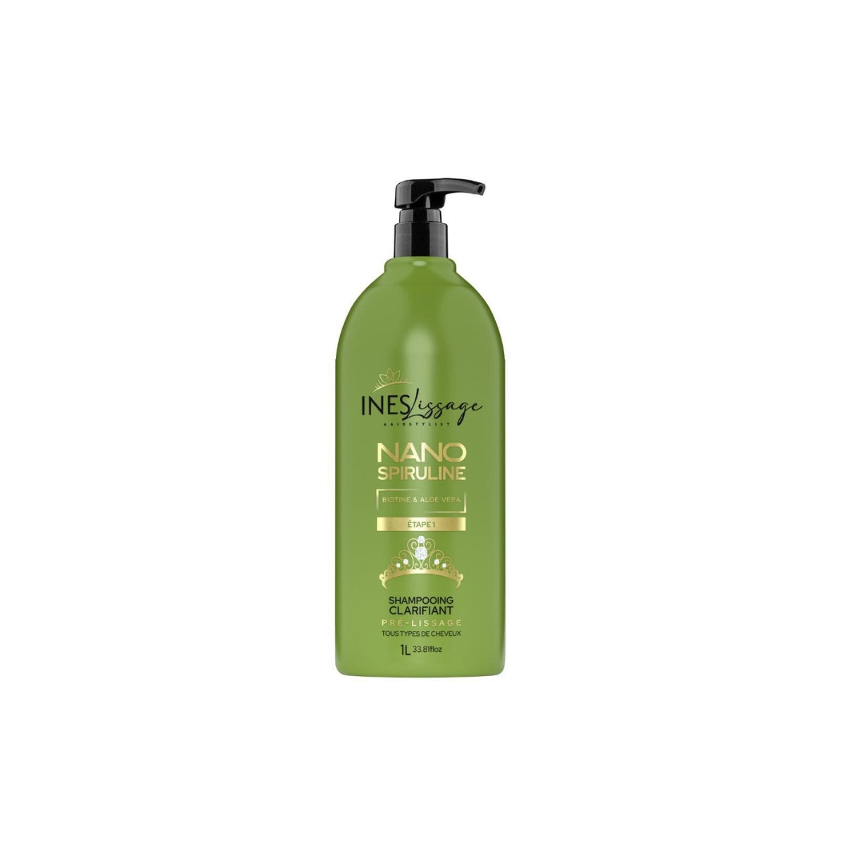 Shampooing clarifiant étape 1 du lissage Nano spiruline 1 L